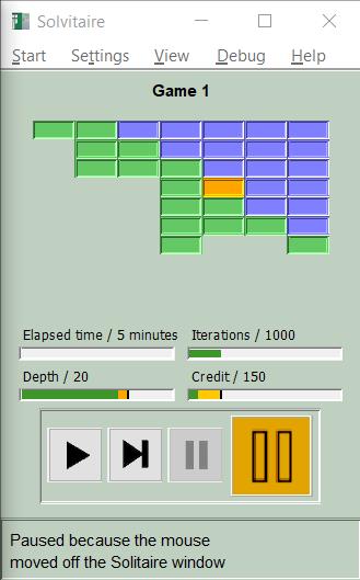 Solvitaire - The solitaire solver